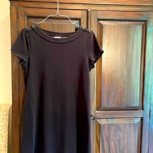 Talbots black cotton dress size XL